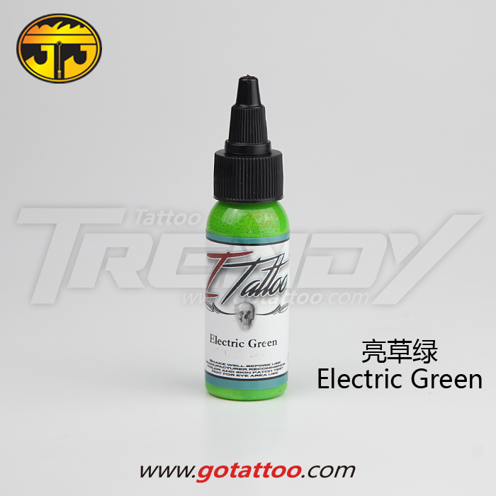 爱酷色料2代1oz 亮草绿 Electric Green